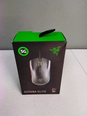 Razer Mamba Elite Wired Gaming Mouse, 16000 DPI Optical Sensor - Black - Image 1 of 3