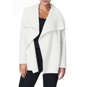 Spanx AirEssentials Strickjacke Damen Medium Ivory offene Wickeljacke Athleisure - Bild 1 von 10