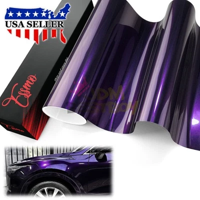Calcomanía adhesiva envolvente de vinilo ESSMO PET súper brillante metálica para automóvil vehículo como pintura Foto 1 de 4