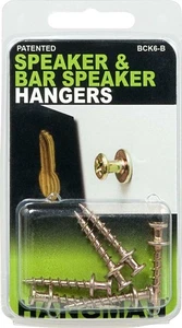 Speaker & Sound Bar Hanging Screws Keyhole Wall Hanger - Picture 1 of 2