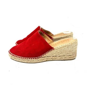 Jutelia Ree Suede Wedge Espadrille Mules Women's Size 8/39 - Picture 1 of 8