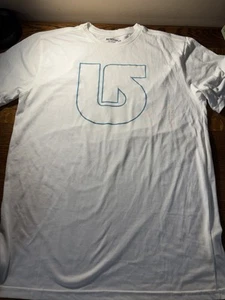2015 Men's white Burton drirelease graphic print Tshirt, Slim fit, L - Picture 1 of 10