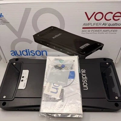Audison AV Quattro VOCE 4-Channel Stereo Amplifier | CLASS AB | TESTED - Image 1 of 4