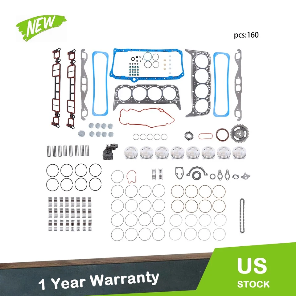 Kit de reconstrução de motor C350HS-D HS7733PT-16 para Chevrolet C1500 1996 1997-2002 5.7L - Imagem 1 de 4