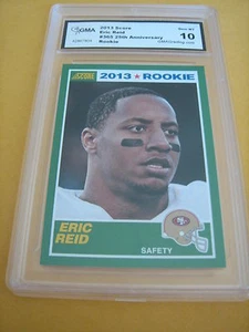 ERIC REID 49ERS 2013 SCORE 25TH ANNIVERSARY ROOKIE RC # 365 GRADED 10 - Picture 1 of 1