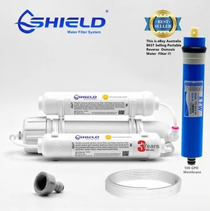 380LPD Portable RO Reverse Osmosis Water Filter System Remove Fluoride 100 GPD - Picture 1 of 3