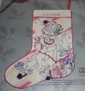 1989, Something Special, "Mime", Christmas Stocking, Counted Cross Stitch Kit - Picture 1 of 3