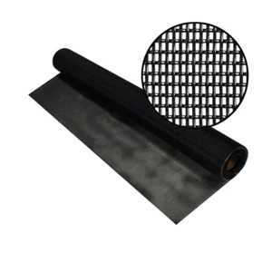 Pet Screen Roll Insect Screening Tear Resistant Heavy Duty Doors 60in 25ft Black - Picture 1 of 12