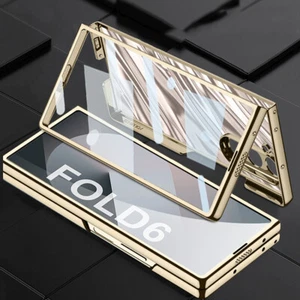 Für Samsung Galaxy Z Fold 6 Luxury Plating PC Hülle mit Displayschutz Cover - Bild 1 von 12