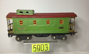 Lionel #517 Caboose, Green & Red , Standard Gauge,1930's