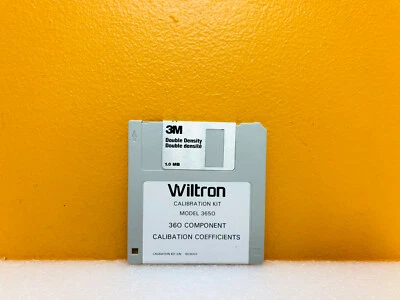 Wiltron Anritsu 3650 Series 360 Component Calibration Coefficients Software Disk - Image 1 of 2