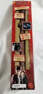 Harry Potter Deluxe Wand Warner Brother 3Movie Sounds Motion Activated Lights Up - Picture 1 of 4