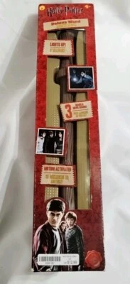 Harry Potter Deluxe Wand Warner Brother 3Movie Sounds Motion Activated Lights Up - Image 1 of 4