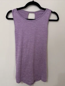 Girls All In Motion Purple Cross Back Tank Top - XL 14/16 - Picture 1 of 3
