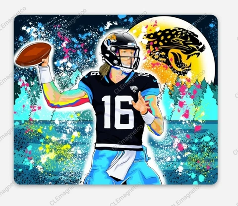 Trevor Lawrence MAGNET - Jacksonville Jaguars Duuuval NFL Quarterback Sunshine Cover