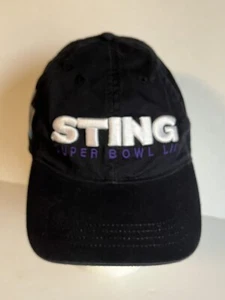 NFL Super Bowl LII 52 STING Hat Cap Pre Game Show Minnesota Strapback Black OS - Picture 1 of 10