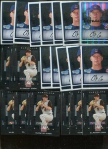 CLAYTON COOK  LOT OF 20 BASEBALL ROOKIE CARDS INDIANS AMARILLO TEXAS