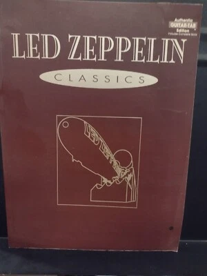 Led Zeppelin Songbook Classics Guitar Authentic Tab 256 Pages Piano Vocal New - Image 1 of 4