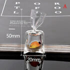 1 Pc Resin Goldfish Charms Small Fish In Water Sac Pendentif For Keychain Diy