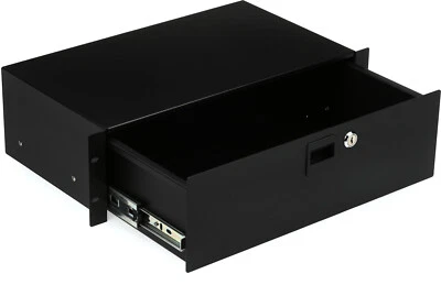 New On-Stage Stands RDLS3000 3U Locking Rack Drawer (Shallow) Make Offer! - Image 1 of 4
