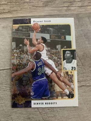 1995-96 Upper Deck SP #38 Nuggets Bryant Stith Basketball Card - Image 1 of 2