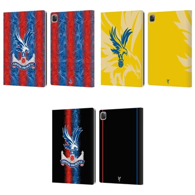 CRYSTAL PALACE FOOTBALL CLUB CRYSTAL PALACE FC 2024/25 CREST KIT LEATHER BOOK WALLET CASE FOR APPLE iPAD