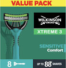 Wilkinson Sword Xtreme 3 Sensitive Comfort 6+2 sztuki nowy design Aloe Vera