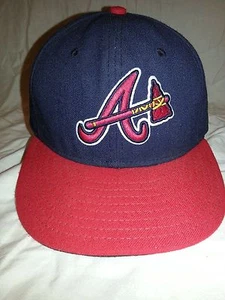 Atlanta BRAVES HOME Game New Era 59FIFTY Gorra Ajustada MLB Talla 7 Sobre el Campo Sombrero - Imagen 1 de 3