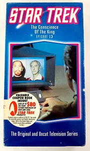 Star Trek TV Series (VHS, 1985) Episode 13 "The Conscience of The King" - NEW - Picture 1 of 6