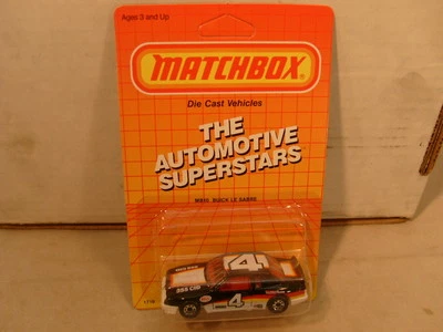 1987 MATCHBOX SUPERFAST MB10 BUICK LE SABRE 4 355 CID NEW ON CARD - Image 1 of 3