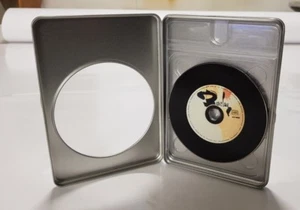 Caja Metal Formato DVD Con Ventana para 1CD / DVD - Gris Metal - Nuevo - Imagen 1 de 5