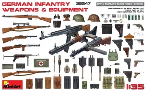 MiniArt Models 1/35 WWII German Infantry Weapons & Equipment - Picture 1 of 1