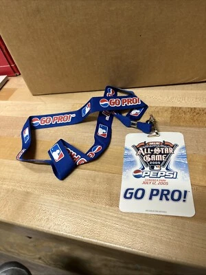 Comerica Park Detroit MLB All Star Game 2005 Pepsi Go Pro! Pass & Lanyard Box 40 - Image 1 of 4