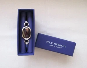 Heathergems - Bangle - Rectangular - Silver Plated - New - First Quality - #8-22 - Picture 1 of 1