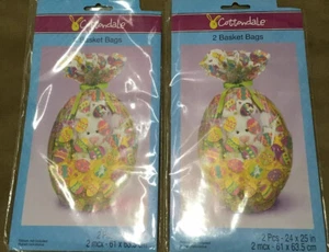 4@ Easter Basket Bags Totes (2@ in pkg) 24" x 2 New, 4@ Lot Total Shipp Inc. - Picture 1 of 3