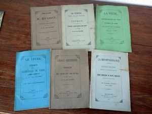 Abbé VILLEMET Eloges Sermons et Discours divers (1872 à 1883) Nancy + Abbé Ferry - Picture 1 of 5