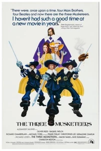Póster clásico vintage de la película Los tres mosqueteros 1973 v2 - Charlton Heston - Imagen 1 de 6