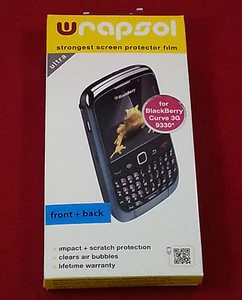 Wrapsol UPHBB014 Stärkste Displayschutzfolie Folie für Blackberry Curve 3G 9330 - Bild 1 von 2