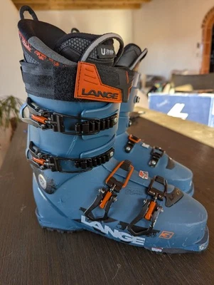 Botas de esquí Lange XT3 GW Storm Blue 28,5 Mondo, 100 mm, Alpine Touring, Gripwalk Foto 1 de 4