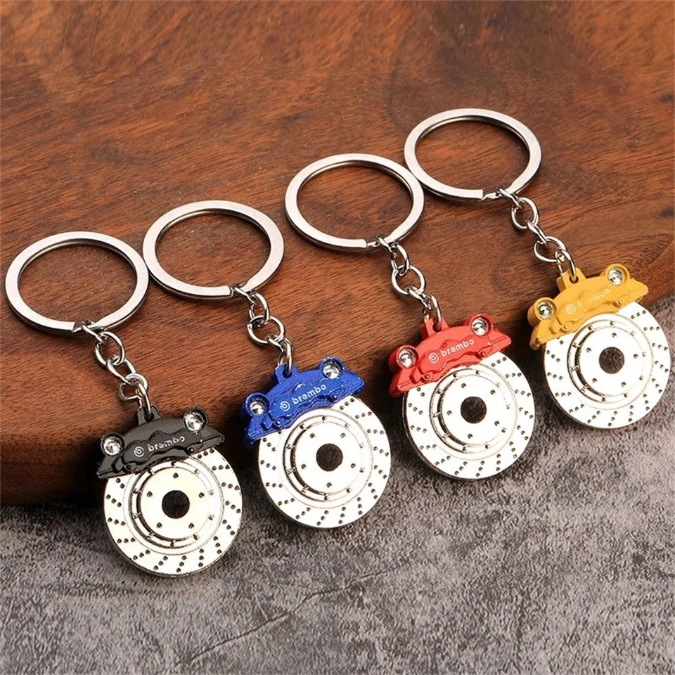 RACING BRAKE DISC KEYCHAIN (W/OMEGA SHAPE KEYRING) by AUTOart by AUTOart - Image 1 of 1