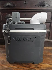 Onos 30qt Portable Air Conditioner Ice Swamp Cooler 12V Fan & 110V Wall Adapter - Picture 1 of 9