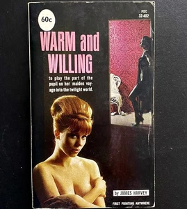 James Harvey - Warm and Willing - Original Books - 1965 Pulp Fiction - Picture 1 of 3