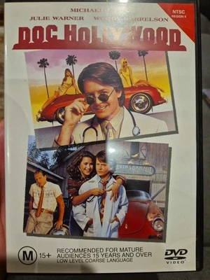 DOC HOLLYWOOD DVD RARE MOVIE MICHAEL J FOX & JULIE WARNER COMEDY 1991 CULT FILM - image 1 of 3