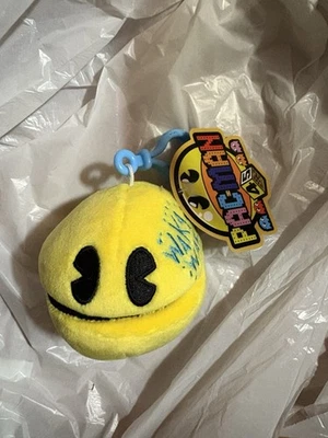 Pacman Plush Bag Charm Key Ring Sift Plush Toy Waka Waka 45 Year Edition Bn - Image 1 of 4