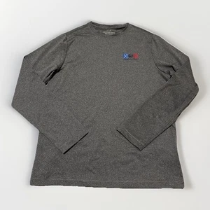 Kids Vineyard Vines Stars And Stripes Long Sleeve T-shirt, Grey, Size Small - Picture 1 of 4