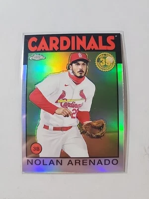2021 Topps Chrome Nolan Arenado #86BC-5 35th Anniversary St. Louis Cardinals - Image 1 of 2