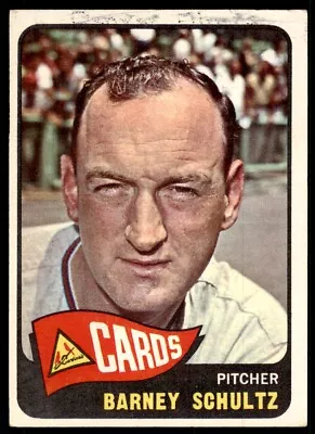 1965 Topps Barney Schultz Baseball Cards #28 - Image 1 of 2