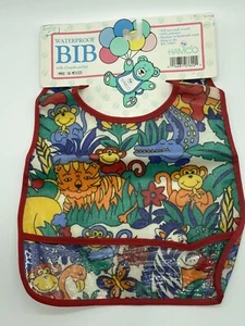 Vintage Hamco Baby Feeder Jungle animals Vinyl New See Photos - Picture 1 of 4