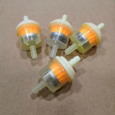 4pcs Fit For YAMAHA Pit Dirt Bike Motorcycle Round Plastic Gas Fuel Filter 6-7mm - Image 1 of 4