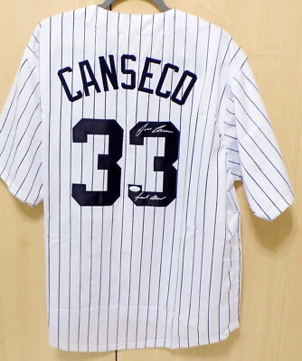 Jose Canseco autographed Signed New York Yankees Jersey "F Arod"  JSA COA Auto - Image 1 of 4